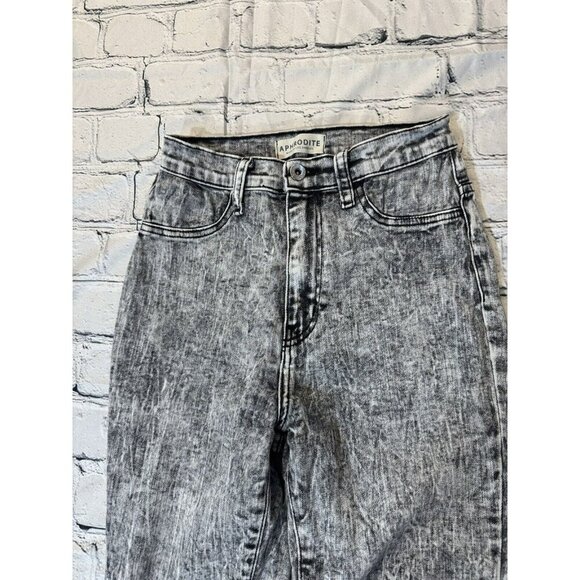 Aphrodite Ácid Wash Women High Waist Denim Jeans Size 7 - Picture 3 of 10